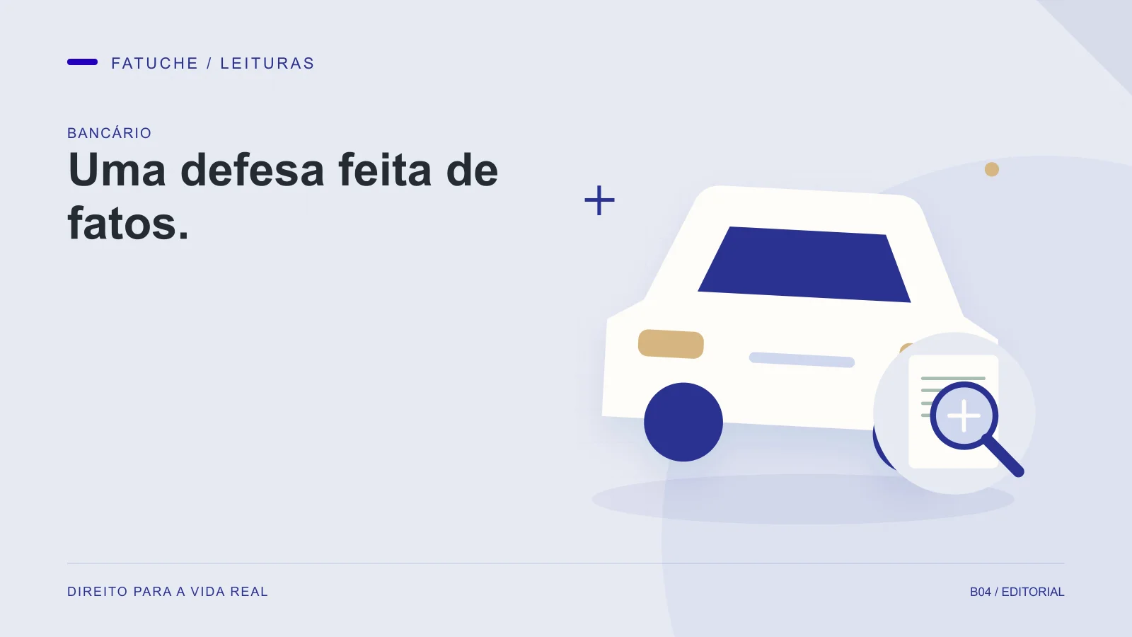 Ilustração editorial: Uma defesa feita de fatos.