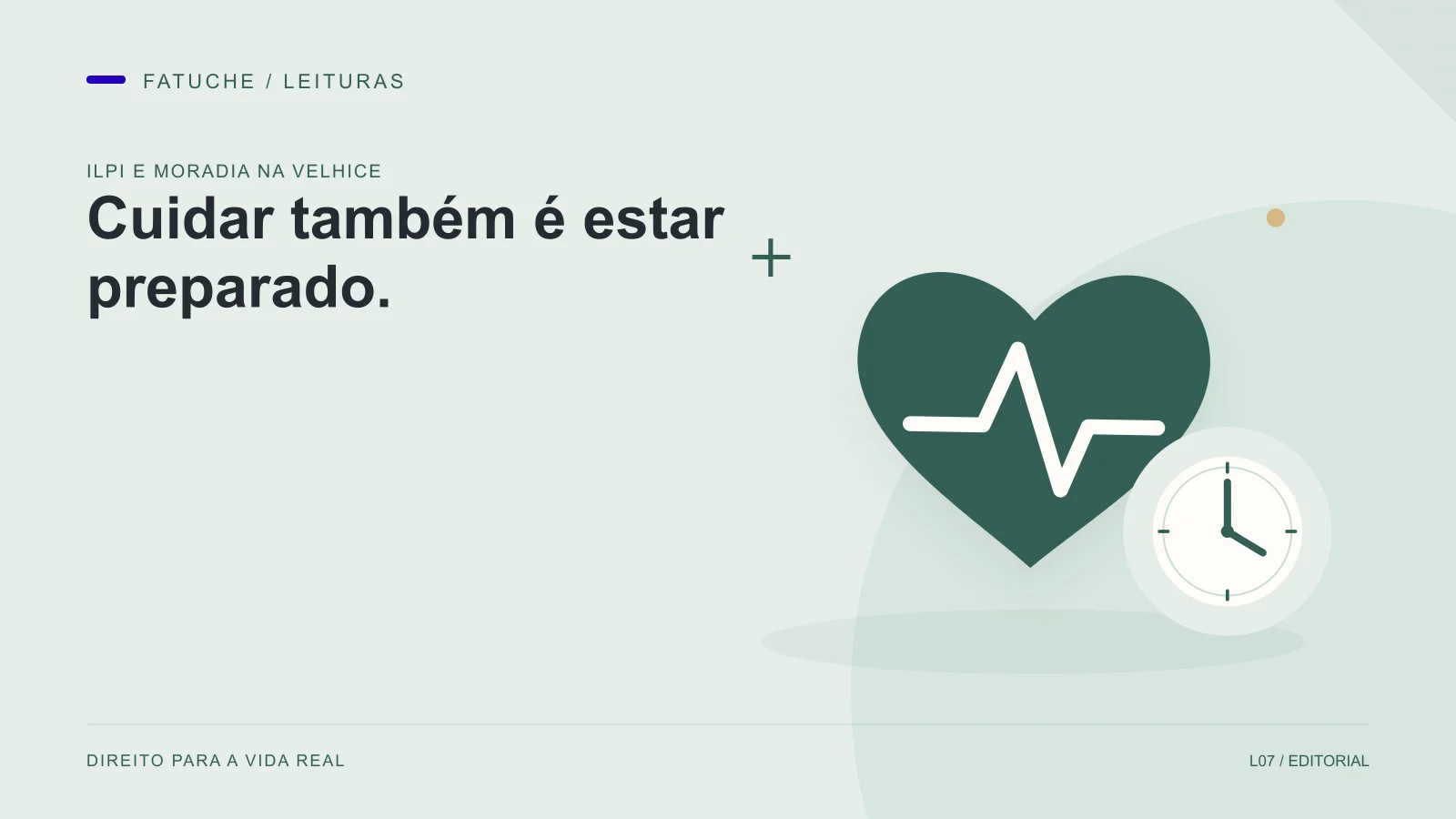 Ilustração editorial: Cuidar também é estar preparado.