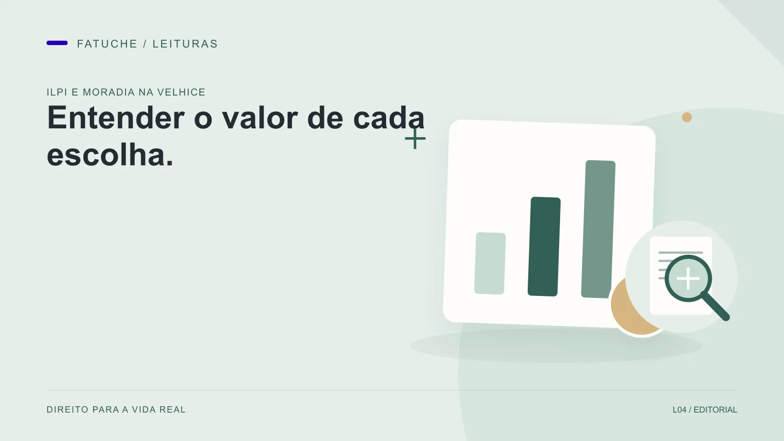 Ilustração editorial: Entender o valor de cada escolha.