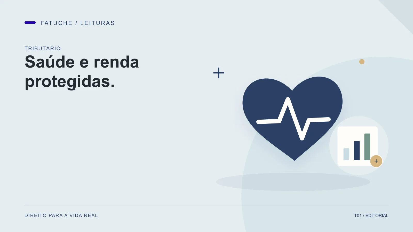 Ilustração editorial: Saúde e renda protegidas.