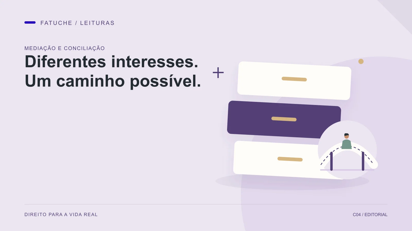 Ilustração editorial: Diferentes interesses. Um caminho possível.