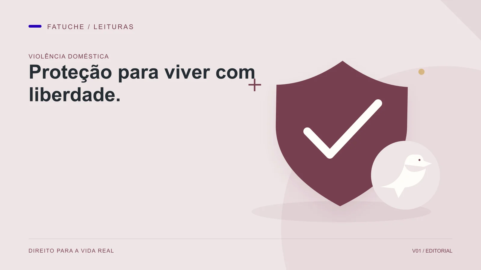 Ilustração editorial: Proteção para viver com liberdade.