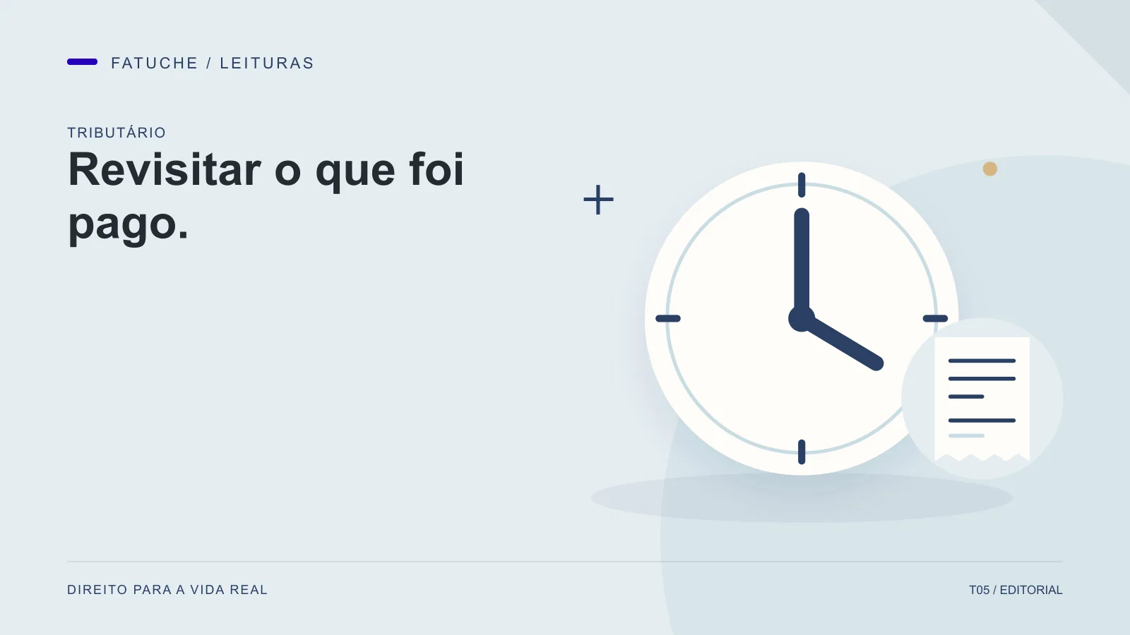 Ilustração editorial: Revisitar o que foi pago.