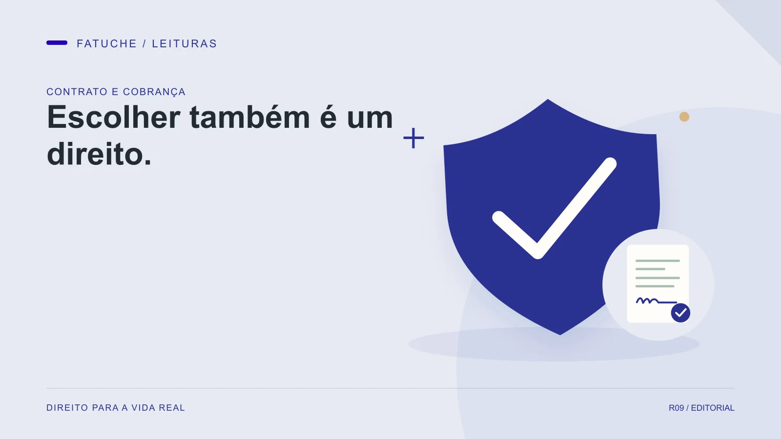 Ilustração editorial: Escolher também é um direito.