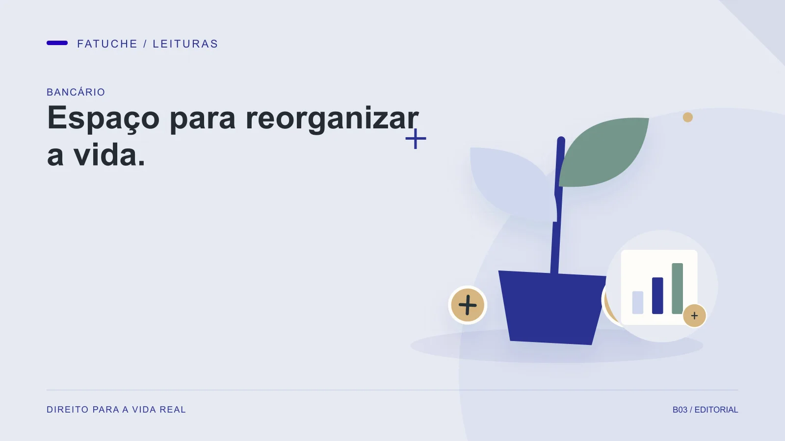 Ilustração editorial: Espaço para reorganizar a vida.