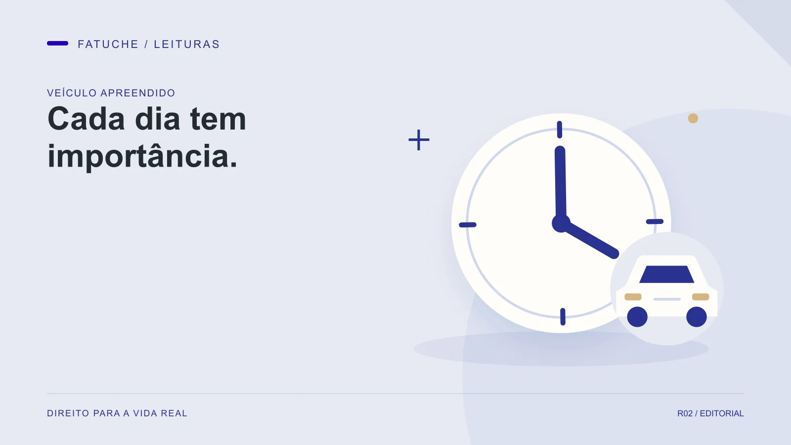 Ilustração editorial: Cada dia tem importância.